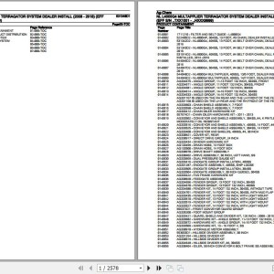 Ag-Chem NL L4000G4 Terragator System Parts Catalog 531348D1