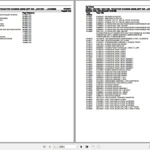 Ag-Chem SS884 SS1084 SSC1084 Chassis Parts Catalog 520362D1