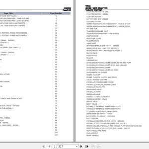 White G1355 2270 Spare Parts Catalog PDF 43322500