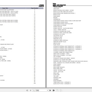 White G955 1870 Spare Parts Catalog PDF 43323000