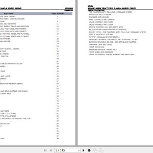 White M5 And M504 Spare Parts Catalog PDF R2020B00