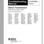 Allison 1000 2000 Generation Controls Troubleshooting Manual