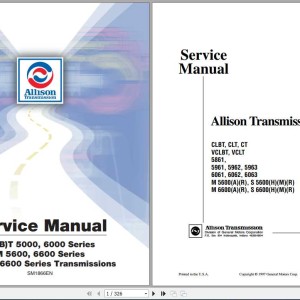 Allison 5000 6000 Series Service Manual SM1866EN