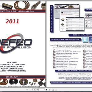 Allison Defeo 2011 Parts Catalog 800 682 1290