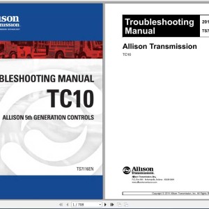 Allison TC10 Troubleshooting Manual TS7116EN