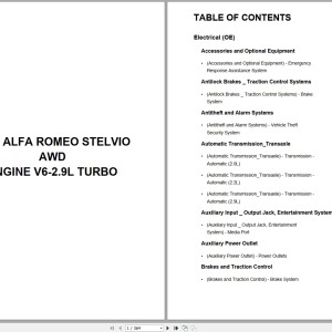Alfa Romeo Automotive Stelvio AWD 2023 V6-2.9L Turbo Wiring Diagram PDF