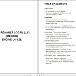 Renault Car Logan LJI MEXICO 2025 L4-1.6L Wiring Diagram PDF