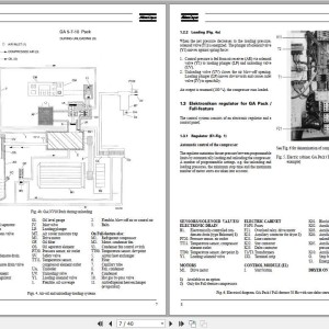 Atlas Copco GA5 GA7 GA10 Instruction Book 2920138600