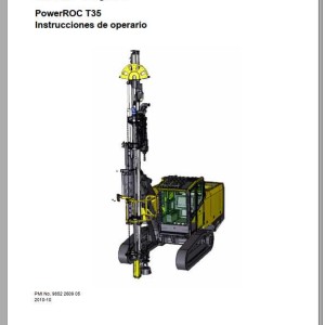 Atlas Copco PowerROC T35 Operator Instruccion 9852260905