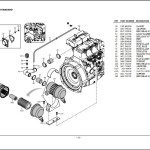 Atlas Copco QAX 30 Dd Engine F3M2011F Spare Parts List 2955 1500 01
