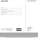 Atlas Copco QAX 60 Dd Engine BF04M2011C Spare Parts List 2955 1560 00