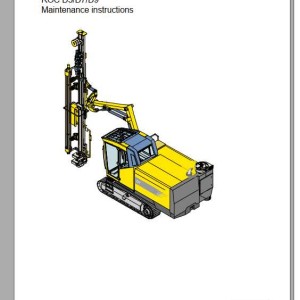 Atlas Copco ROC D5 D7 D9 Maintenance Instructions 9852197901