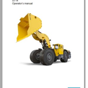 Atlas Copco Scooptram ST14 Operators Manual 9852219601f