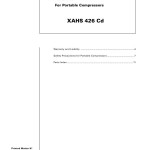 Atlas Copco XAHS 426 Cd Parts List 2955 0400 00