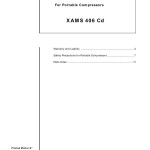 Atlas Copco XAMS 406 Cd Parts List 2955 0480 00