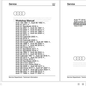 Audi Q5 2017-now FY FYB FYG FYT Workshop Manual