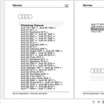 Audi Q7 2016-now 4M 4MB 4MG Workshop Manual