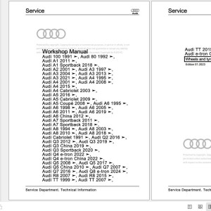Audi Q7 2016-now 4M 4MB 4MG Workshop Manual