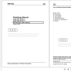 Audi Q8 4MN Workshop Manual