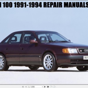 Audi 100 1991 - 1994 Repair Manual and Wiring Diagram