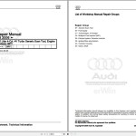Audi A3 8P 2003 - 2013 Service Repair Manual and Wiring Diagram