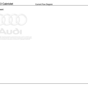 Audi A3 S3 RS3 2008 - 2012 A3 S3 RS3 Cabriolet 8P7 Workshop Manual and Wiring Diagram