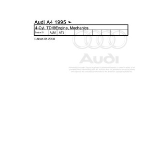 Audi A4 RS4 1995 - 2002 A4 RS4 Avant Allroad 8D 8D2 8D5 Workshop Manual and Wiring Diagram