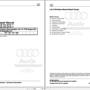 Audi A5 F53 2016 - 2018 Service Repair Manual