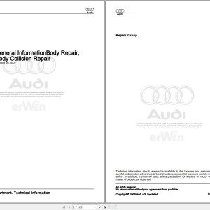 Audi A6 4Z 2005 - 2011 Service Repair Manual