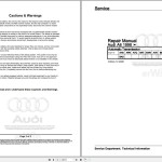 Audi A6 V8 4B4 1998 - 2005 Service Repair Manual
