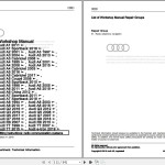 Audi A8 Lim. A8 lang Lim. 2003 - 2009 4E 4E2 4E8 Workshop Manual and Wiring Diagram