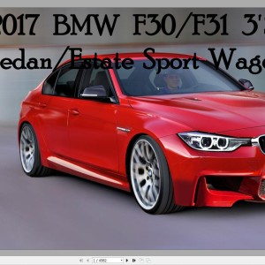 BMW 3 Series F30 2012-2017 Service Repair Manual and Wiring Diagrams