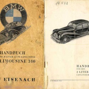 BMW 340 LIMO 1949-1955 Parts Catalog