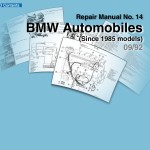 BMW ALL VEHICLES 1985-1993 Service and Repair Manual