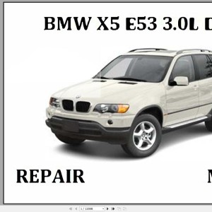 BMW E53 X5 1999-2006 Service Repair Manual and Wiring Diagram