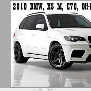 BMW E70 X5M 2010 Service Repair Manual and Wiring Diagrams