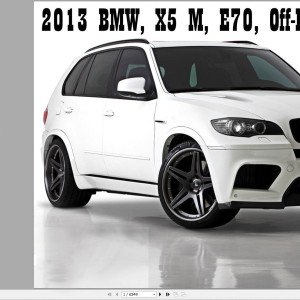 BMW E70 X5M 2013 Service Repair Manual and Wiring Diagrams