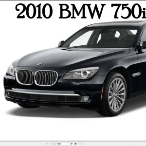 BMW F01 750i 760i 2010 Service Repair Manual and Electrical Diagrams