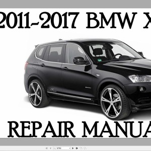 BMW F25 X3 2011-2017 Service Repair Manual and Wiring Diagrams