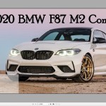 BMW F87 2020 Service and Repair Manual