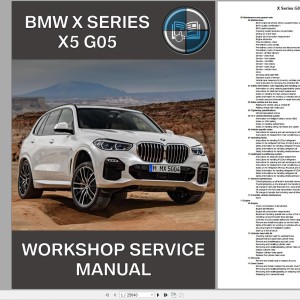 BMW G05 X5 xDrive40i Workshop Service Manual