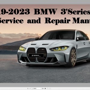 BMW G80 3 Series 2019-2023 Service and Repair Manual