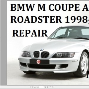 BMW M COUPE and ROADSTER 1998-2001 Service Repair Manual and Wiring Diagram