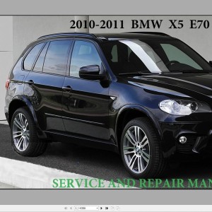 BMW X5 E7 2010-2011 Service Repair Manual and Wiring Diagrams