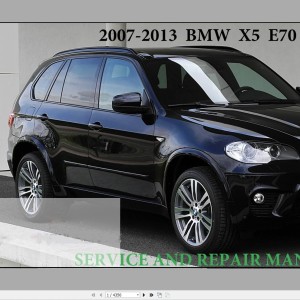 BMW X5 E70 2007-2013 Service Repair Manual and Wiring Diagrams