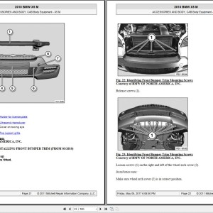 BMW X5 M 2010 Service Repair Manual and Electrical Diagrams