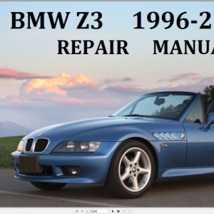 BMW Z3 1996-2002 Service Repair Manual and Wiring Diagrams