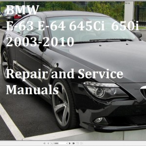 BWM E63 E64 6 Series 2004-2010 Service Repair Manual and Wiring Diagram