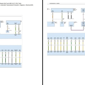 Dodge Ram 4500 2015 Chassis Cab 4WD Transmission Wiring Diagrams