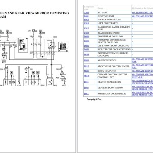 Fiat Abarth 500 2010 - 2023 Wiring Diagrams